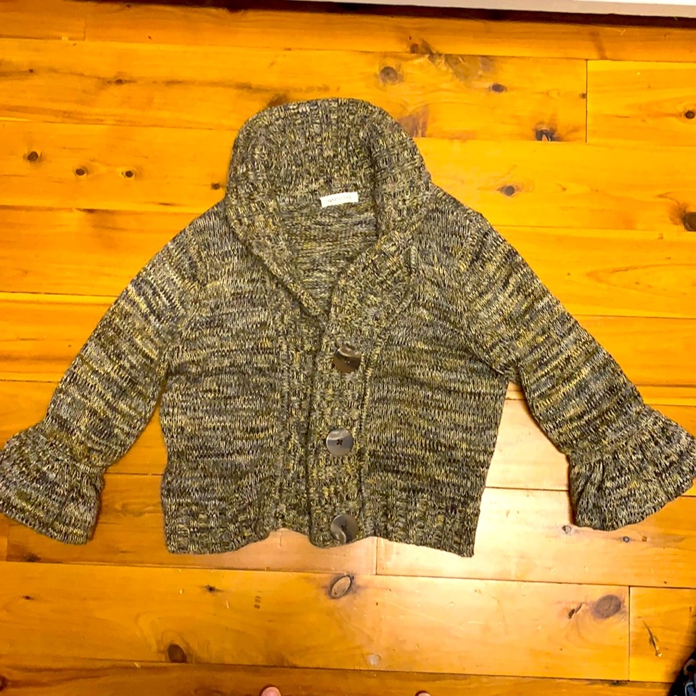 VINTAGE harolds black and yellow sweater